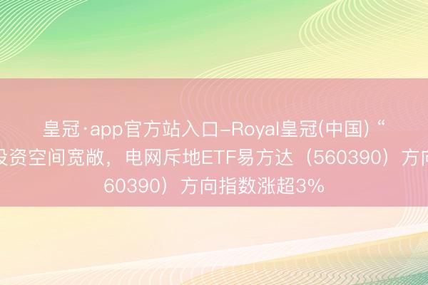 皇冠·app官方站入口-Royal皇冠(中国) “十五五”电网投资空间宽敞，电网斥地ETF易方达（560390）方向指数涨超3%